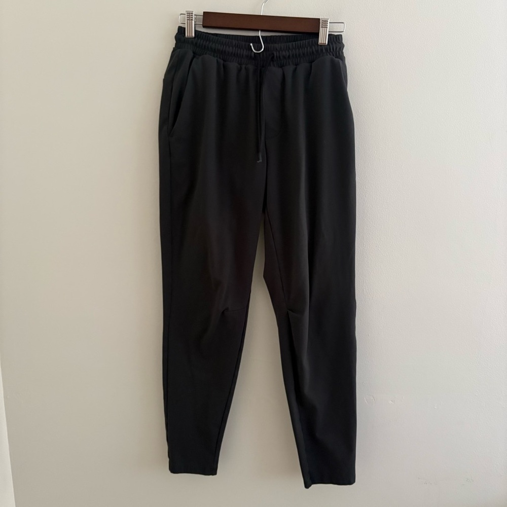 Old navy womens small grey fleece lined jogger pants warm pockets fall school